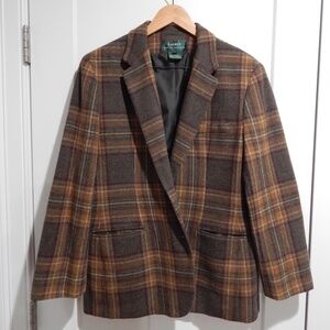 Vintage Ralph Lauren 100% Wool Blazer